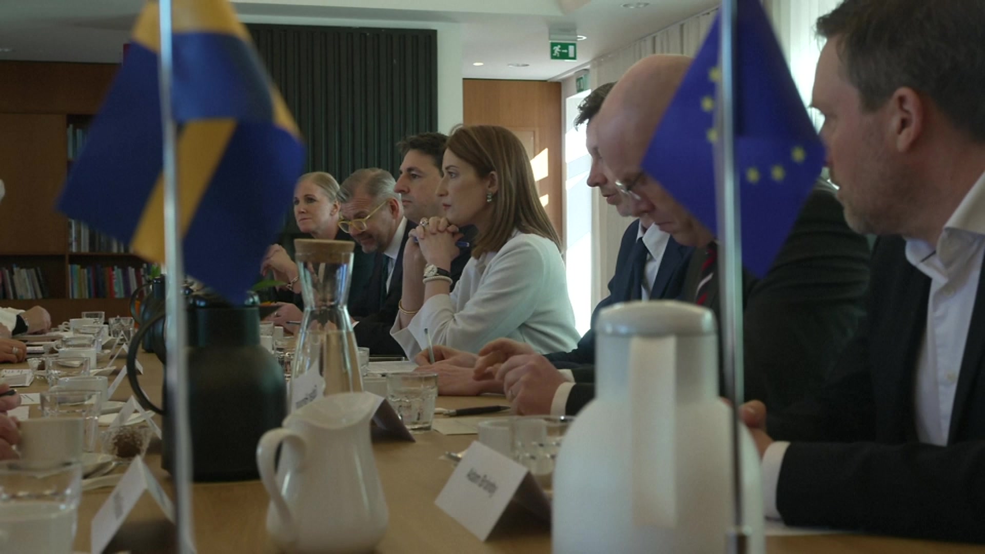 Official visit by Roberta METSOLA, EP President to Stockholm (Sweden) - Meeting with Business Leaders: extracts